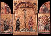 Duccio di Buoninsegna Triptych sdg oil